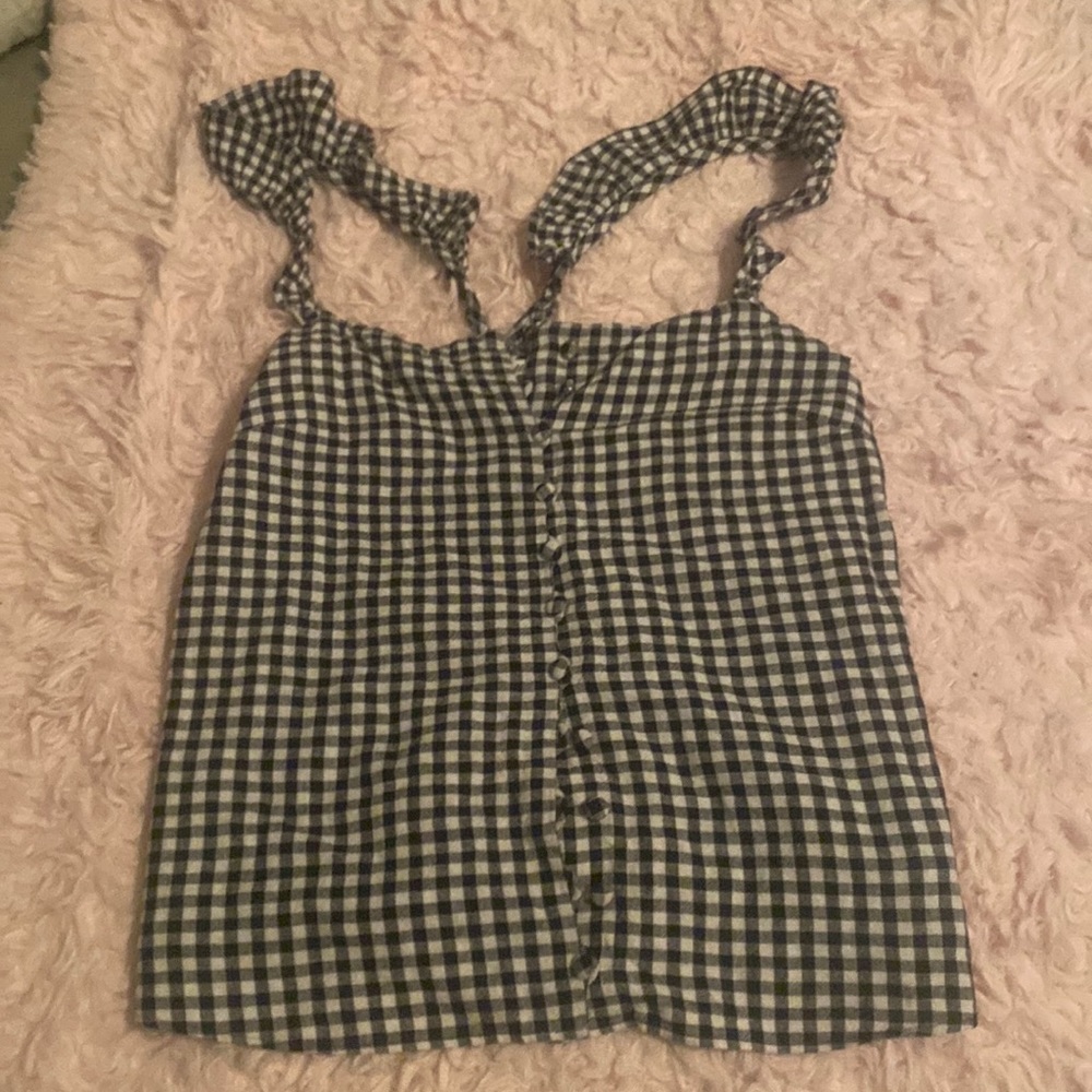 Plaid top